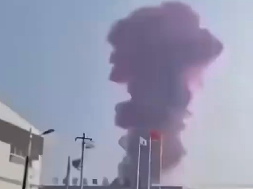 生物科技公司的爆炸事故图片